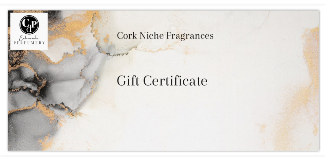 Cork Niche Fragrances Gift Certificate